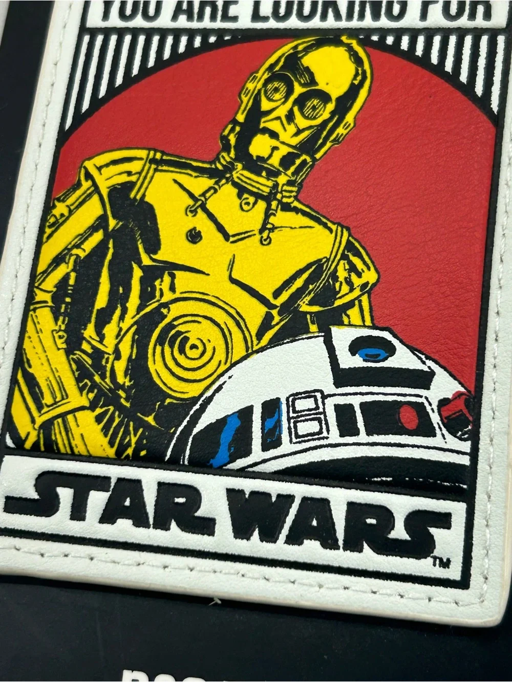 NWT Star Wars C-3PO R2-D2 Not The Bag You’re Looking For Luggage Tag